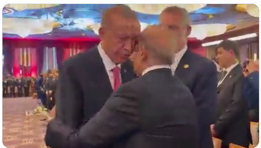 وزیراعظم کو ترکیہ صدرطیب اردوان کی بزریعہ ٹیلی فون عید مبارکباد