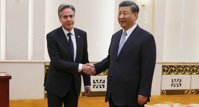 امریکی وزیرخارجہ بلنکن کی چینی صدر سے ملاقات