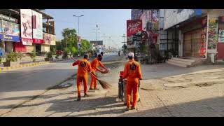 مردان شہر میں سنت ابراھیمی کی ادائیگی کے بعد  صفائی اپریشن