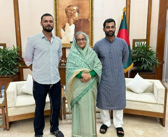 شیخ حسینہ کی  مداخلت پر تمیم اقبال نے ریٹائرمنٹ واپس لے لی