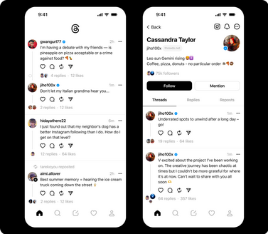 تھریڈز انسٹاگرام ایپ میں فالوونگ فیڈ فیچر متحرک کردیا گیا