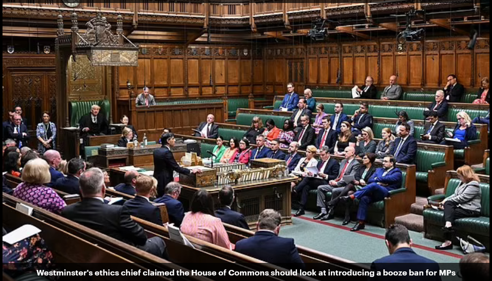 ہاؤس آف کامنز؛ شراب نوشی پر پابندی؟