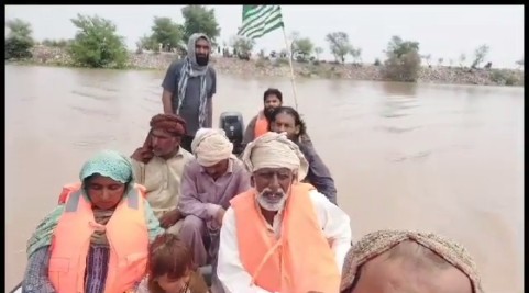 سیلابی علاقوں میں مرکزی مسلم لیگ پاکستان کا ریسکیو آپریشن جاری