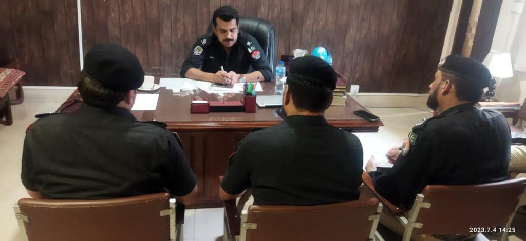 پشاورکینٹ ڈویژن میں امن وامان کے حوالے سے خصوصی میٹنگ کا انعقاد