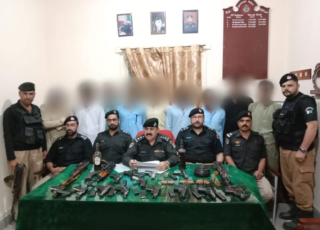 پشاور پولیس کا سرچ اینڈ سٹرائیک آپریشن
