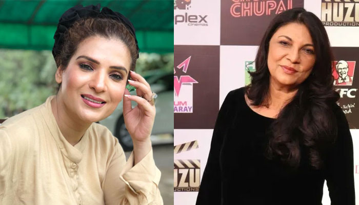 منافق سکینہ سموں سمجھتی کیا ہے خود کو، ریشم کے سینئر اداکارہ پر وار