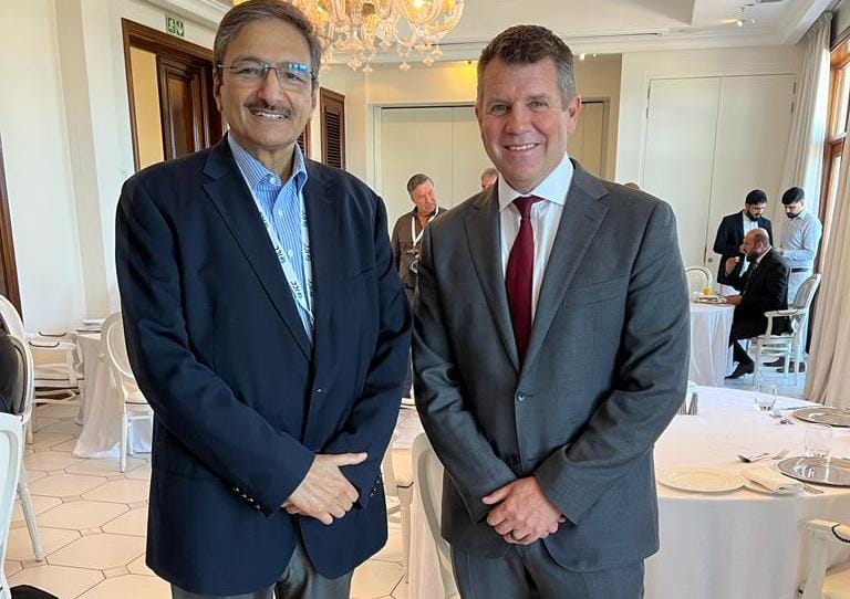 زکاء اشرف کی آئی سی سی سالانہ اجلاس کی ملاقاتیں جاری