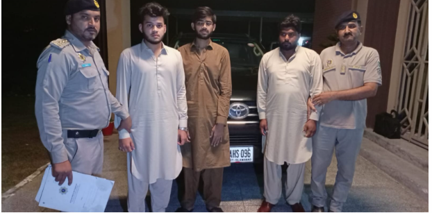 فیملی کو ہراساں کرنے کے لیے موٹروے پر فائرنگ،ملزمان گرفتار