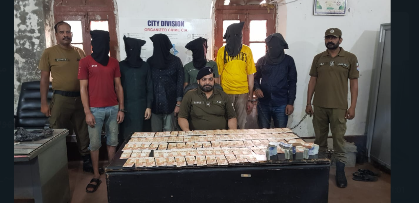 اغواء برائے تاوان سیل سی آئی اے کی کاروائی، نقب زن گینگ کے 5 ملزمان گرفتار