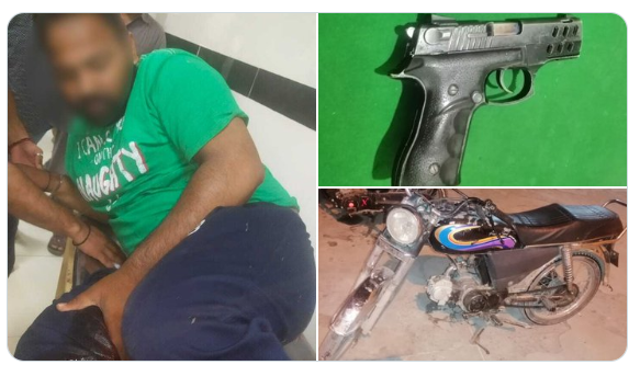 خاتون سے ڈکیتی، تشدد کرنے والا ملزم زخمی حالت میں گرفتار