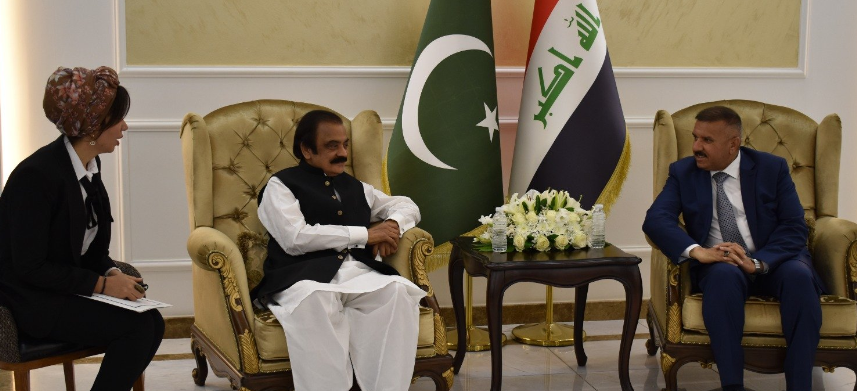وزیر داخلہ رانا ثناء اللہ عراق پہنچ گئے