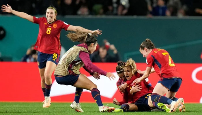 اسپین  نے سویڈن کو شکست دے کر پہلی بار ویمنز ورلڈ کپ کے فائنل میں پہنچ گیا