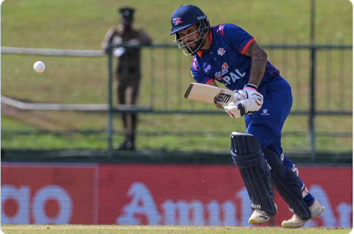 ایشیا کپ میں نیپال نے بھارت کو جیت کیلئے 231 رنز کا ہدف دے دیا