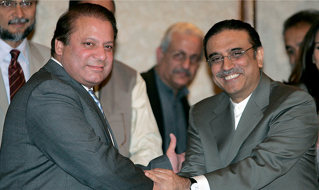 nawaz zardari