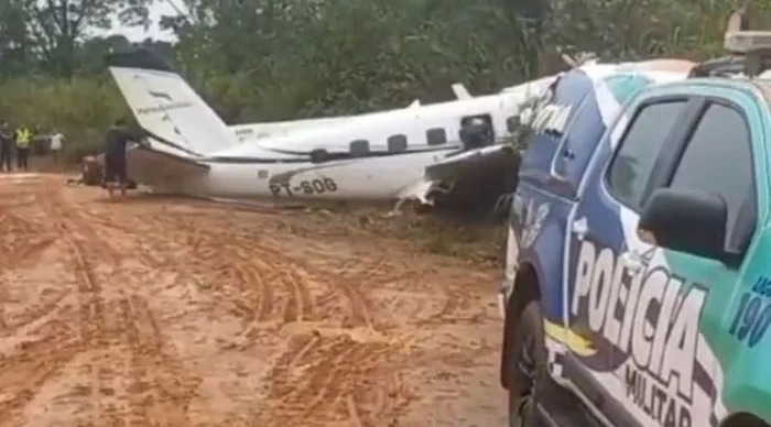 برازیل میں طیارہ گر کر تباہ ،14 افراد ہلاک