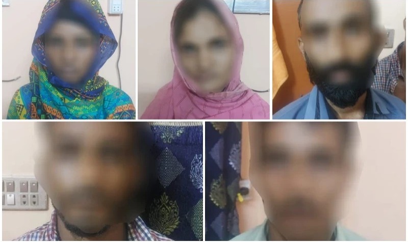 2 خواتین سمیت 5 منشیات فروش گرفتار
