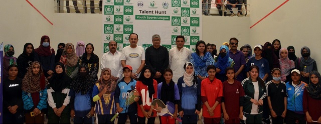 سرگودھا۔وزیر اعظم یوتھ پروگرام، سکواش ٹیلنٹ ہنٹ یوتھ سپورٹس لیگ کے ٹرائل