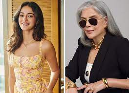 ananya pandey and zeenat aman