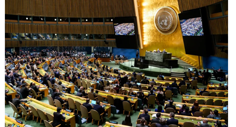 اقوام متحدہ میں فلسطین پر بات کے دوران مائیک بند، عالمی رہنماؤں کی تقاریر متاثر