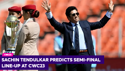 سچن ٹنڈولکر نے ورلڈ کپ سیمی فائنل لائن اپ کی پیش گوئی کردی