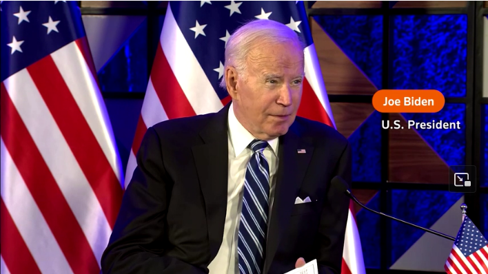 بائیڈن نے اسپتال حملہ کا ملبہ حماس پر ڈال دیا