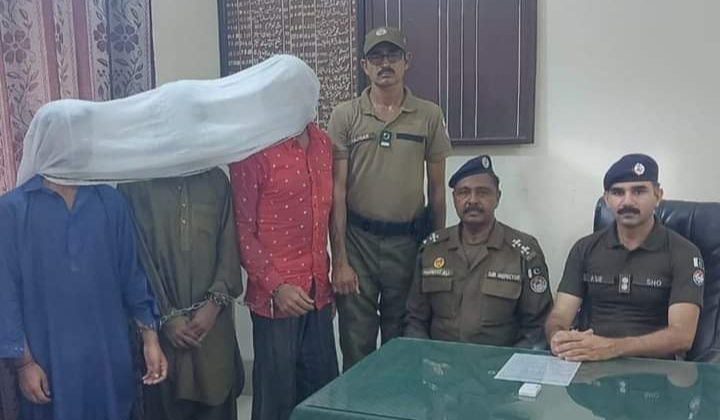 موٹر سائیکل چور گینگ بمعہ مال مسروقہ گرفتار