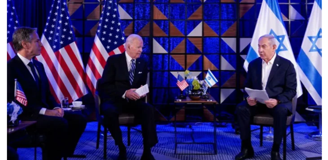 ساری دنیا کو دکھانے کے لیے کہ ہم اسرائیل کے ساتھ ہیں، میں یہاں آیا ہوں