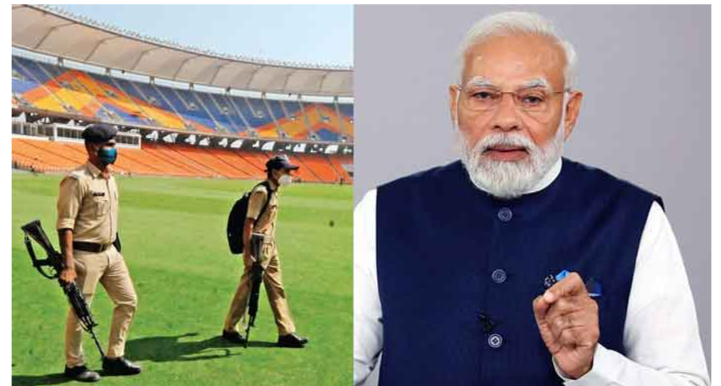نریندر مودی سٹیڈیم کو بم سے اڑانے کی دھمکی دینے والا گرفتار