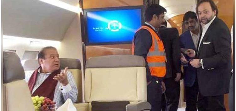 نواز شریف کا طیارہ 12 بجے لاہور اترے گا