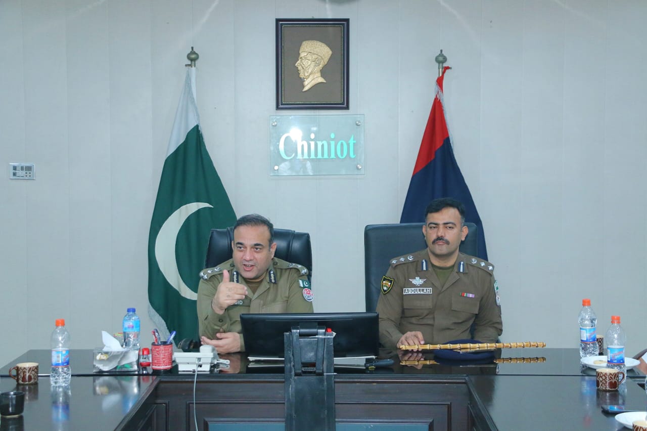 آرپی او فیصل آبا د ڈاکٹر محمد عابد خان کا دورہ چنیوٹ