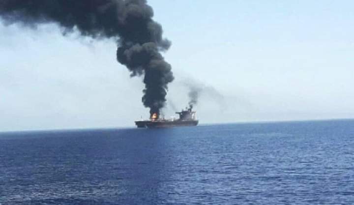 Israeli-owned ship in Indian Ocean is attacked by a drone