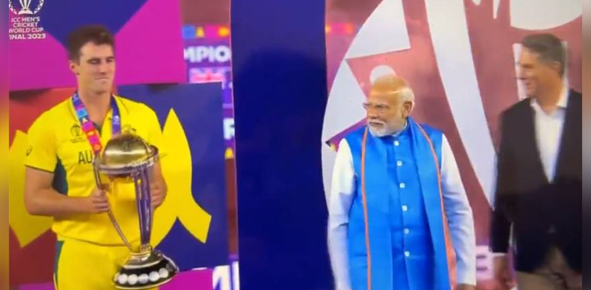 فاتح کپتان کو ٹرافی دینے کی ویڈیو وائرل،کیا مودی واقعی بھاگ گئے؟