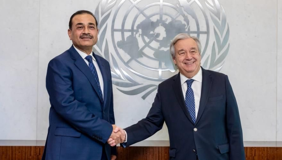 آرمی چیف کی امریکا میں اقوام متحدہ سیکرٹری جنرل سے ملاقات