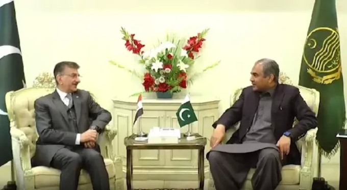 نگران وزیراعلی پنجاب سے عراقی سفیر کی ملاقات