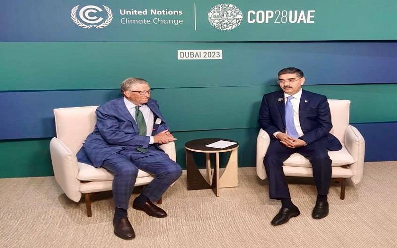 نگران وزیر اعظم  کی  بل گیٹس سے ملاقات