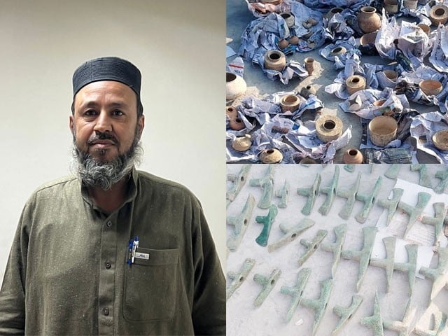 ہزاروں برس قدیم نوادرات اسمگل  کرنے کی کوشش ناکام ،ملزم گرفتار