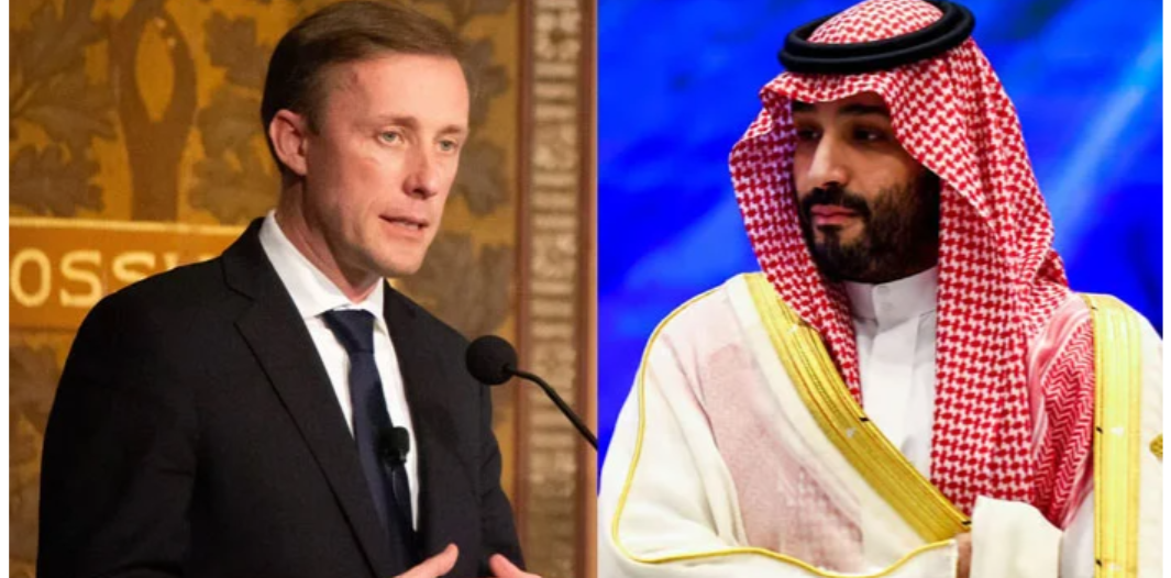 سعودی ولی عہد  سے امریکی قومی سلامتی کے مشیر کی ملاقات