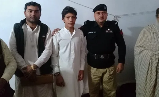 تنگوانی:دو مغوی بازیاب ورثاء  خوشی سے نہال