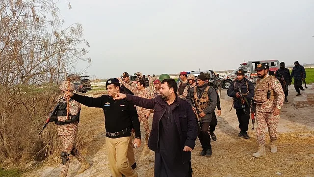 کندھ کوٹ۔ڈی آئی جی لاڑکانہ کا درانی مہر کے کچے کا دورہ