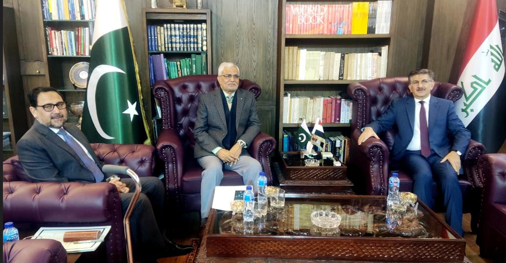 مشیر برائے ہوا بازی کی عراقی سفیر سے ملاقات