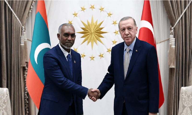 بھارت سے کشیدگی،مالدیپ کا ترکیہ کے ساتھ  فوجی ڈرونز خریدنے کا معاہدہ