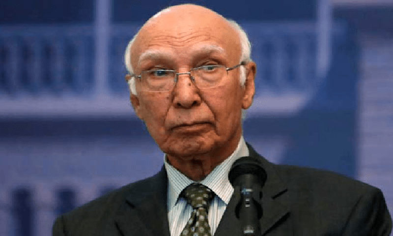 سابق وزیر خزانہ سرتاج عزیز انتقال کر گئے