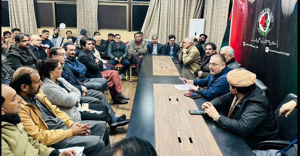 این اے 127،شرجیل میمن کی زیر صدارت بلاول کی انتخابی مہم بارے اجلاس