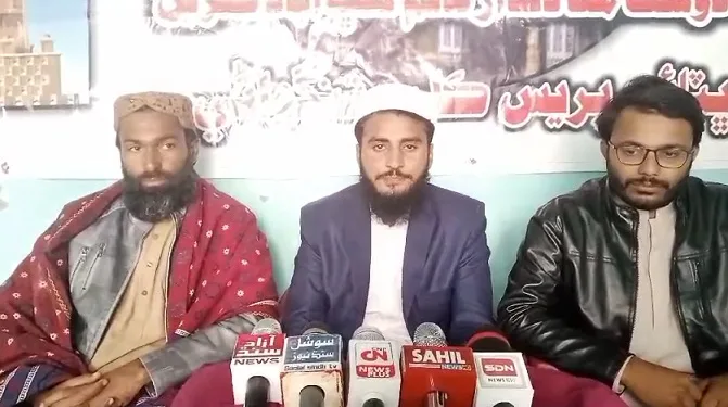 تنگوانی: مفتی مسعود الرحمان عثمانی شہید کے قاتلوں کی عدم گرفتاری پر سنی رابطہ کونسل کی پریس کانفرنس