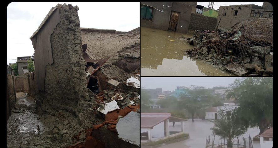 گوادر میں بارش سے ہر طرف تباہی،حکومتی مشنری غائب،مکین دربدر