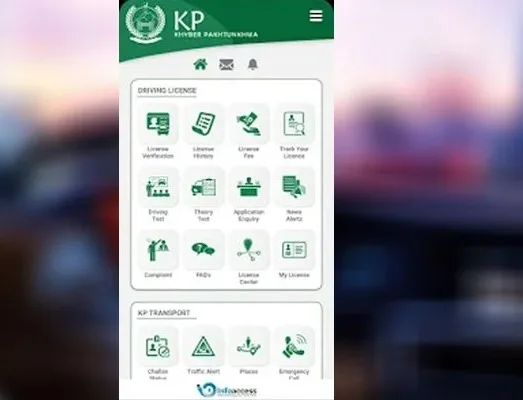 کے پی  محکمہ ٹرانسپورٹ نے ڈرائیونگ لائسنس ہولڈر کیلئے ایپ متعارف کرا دی
