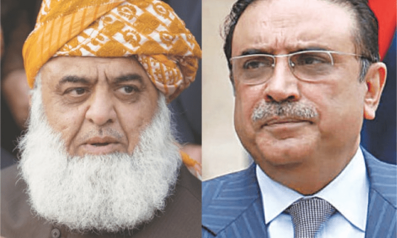 صدر مملکت اور  مولانا فضل الرحمان  کا چینی سفارت خانے کا دورہ