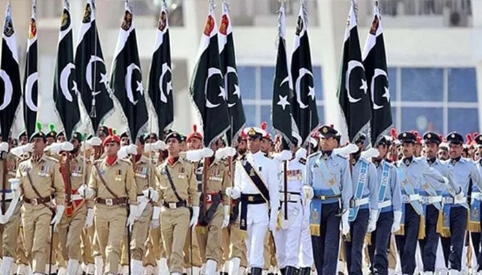 یوم پاکستان پریڈ،سیاسی و عسکری قیادت کی شرکت