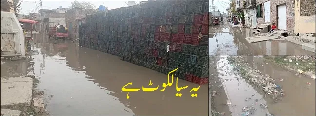 سیالکوٹ :وزیر اعلی پنجاب مریم نواز کا”ستھرا پنجاب”صرف کاغذی نعرہ ثابت ہوا