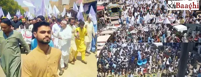 کندھ کوٹ : ڈاکو راج کے خاتمے اور امن و امان کی بحالی کے لیے شہری سڑکوں پر نکل آئے